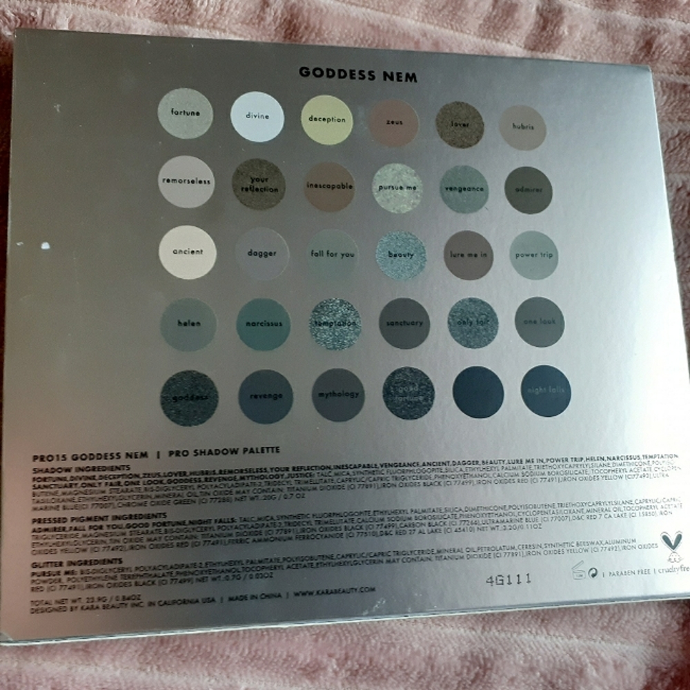 Kara Beauty Goddess Nem palette
